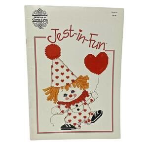 Gloria & Pat Cross Stitch #44 JEST-IN-FUN Bill Morehead Clown Holiday Designs